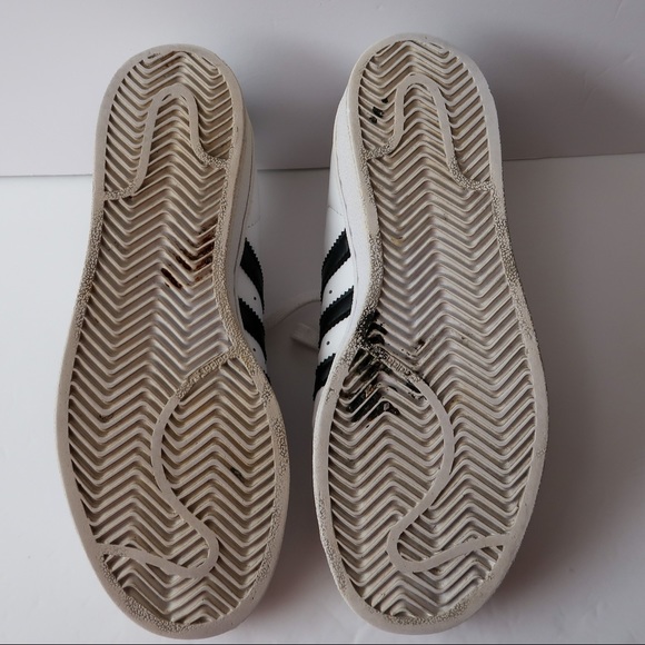 Adidas Superstar Black and White Tennis Shoe Sneaker W size 7, Kid size 5 - Picture 6 of 6